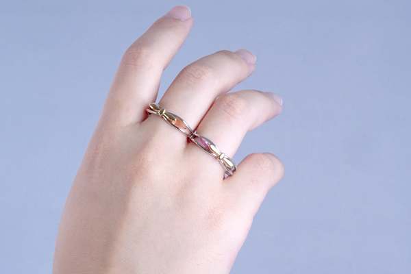 marshu β グラスリメイク ツインリング