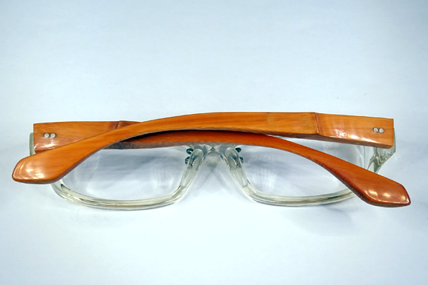 竹フレーム テンプル折れ 修復再生