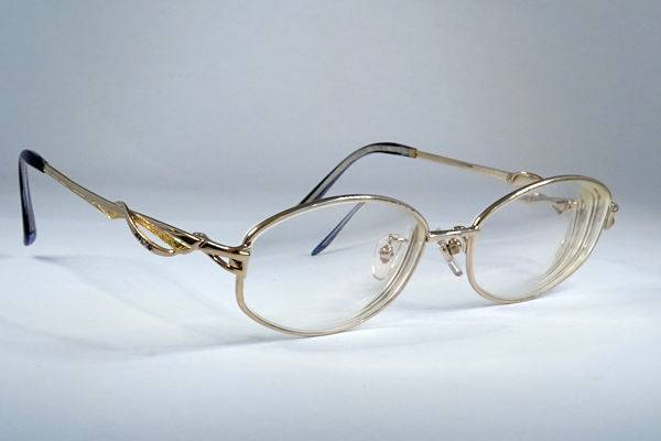 マダムグレー　天然石付き　グラスリメイク