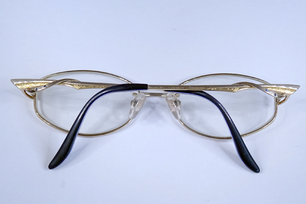 マダムグレー　天然石付き　グラスリメイク