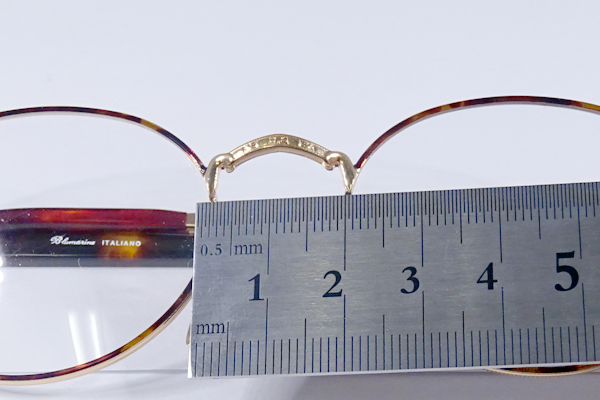 めがねのサイズ