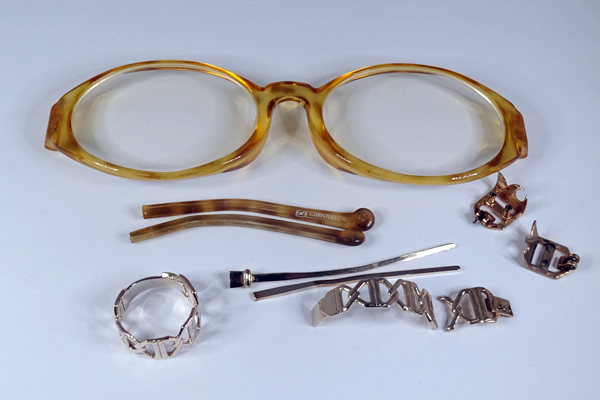 クリスチャン？　ビンテージ　グラスリメイクサンプル