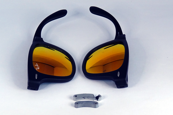 Ray Ban　折り畳みサングラスパーツ　復刻再生