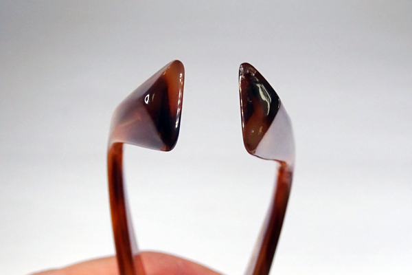 alain mikli テンプルバネ/変形/亀裂 修復再生