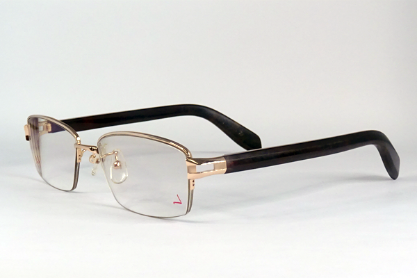 K18 べっ甲テンプル 変形直し・溶接 修復再生