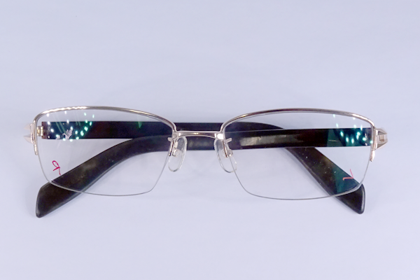 K18 べっ甲テンプル 変形直し・溶接 修復再生