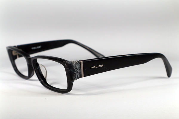 POLICE　左ヨロイ　修復再生