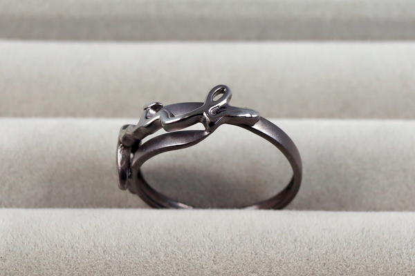 アニエスベー グラスリメイク リング