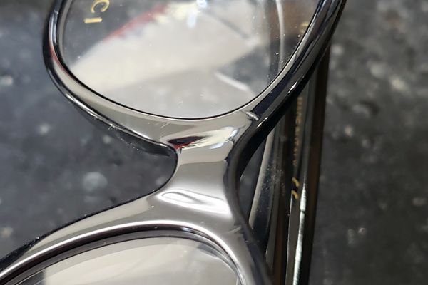 GUCCI ヘコミキズ落とし 修復サンプル