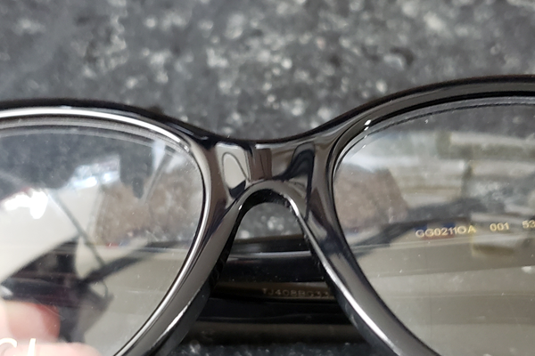 GUCCI ヘコミキズ落とし 修復サンプル