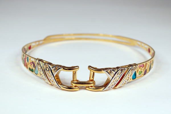 婦人メタル グラスリメイク ブレスレット