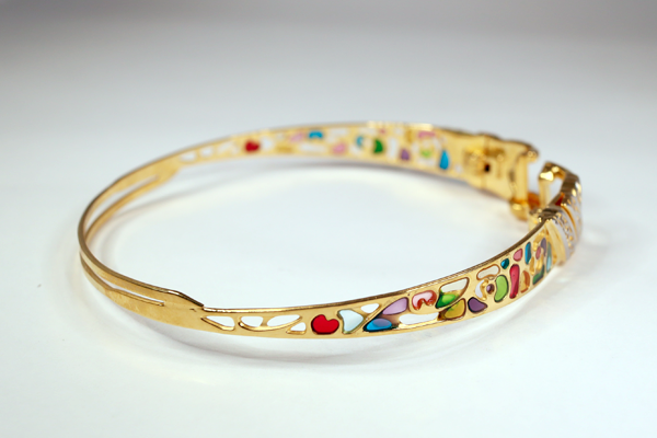 婦人メタル グラスリメイク ブレスレット