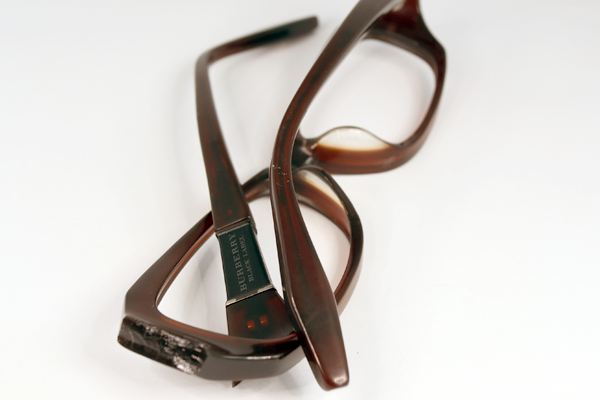 BURBERRY BLACK LABEL　ヨロイ折れ　修復再生