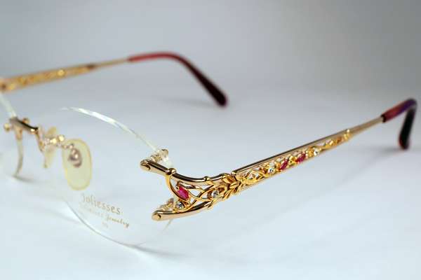 ルビー付き 婦人ツーポ　グラスリメイク １・２