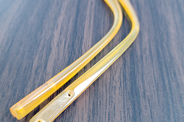 べっ甲 ササクレ修復サンプル