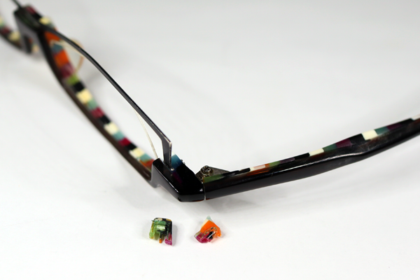 レスザンヒューマン　左ヨロイ割れ　部分復刻再生