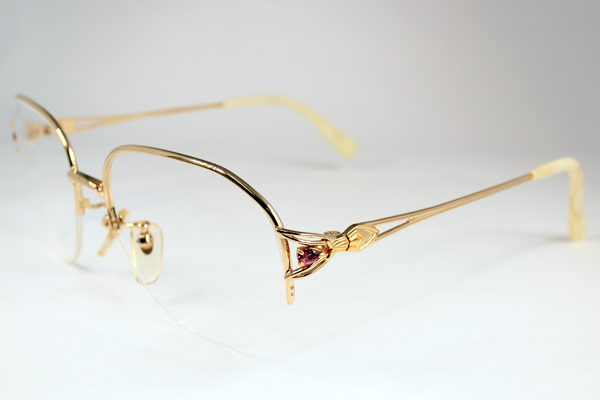 LUSTER 特殊加飾　グラスリメイク　天然石ダブルリング