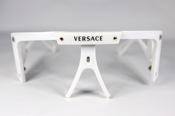 ベルサーチ サングラス リム折れ 修復再生