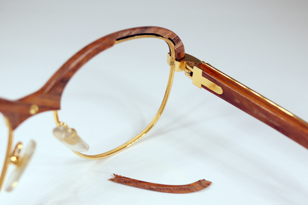 カルティエ ウッド割れ 修復再生