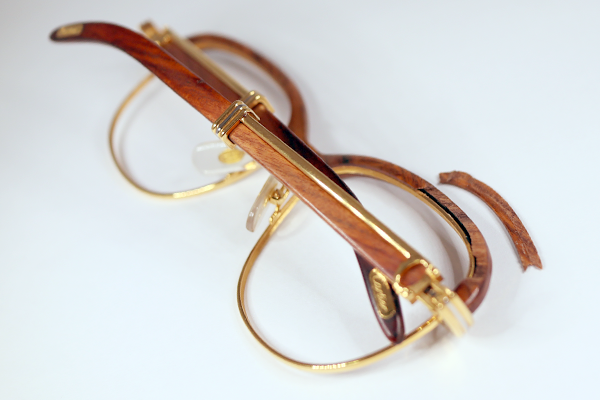 カルティエ ウッド割れ 修復再生