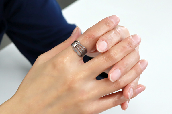 FACE FONTS　グラスリメイク　リング