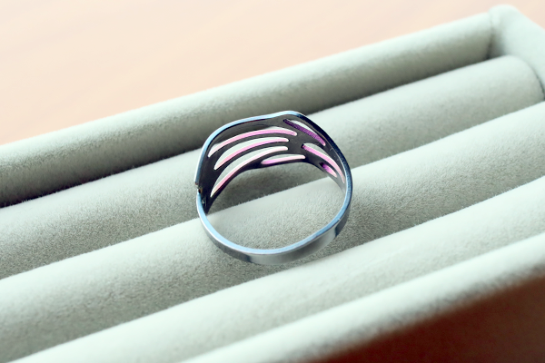 フェイスフォント　グラスリメイク　リング+彩