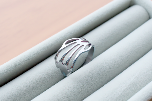 フェイスフォント　グラスリメイク　リング+彩