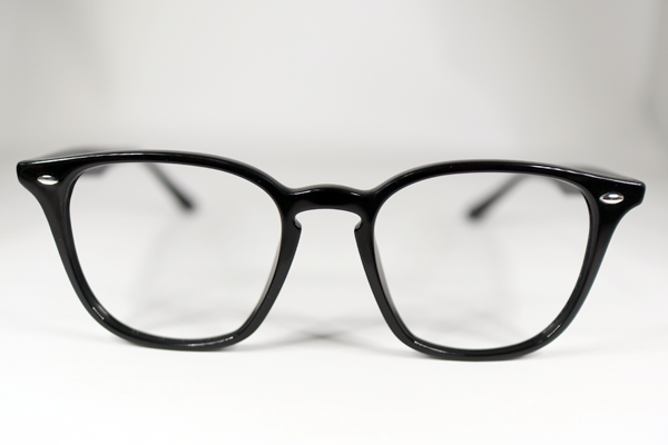 RayBan 黒樹脂フレーム ヨロイ割れ 修復再生