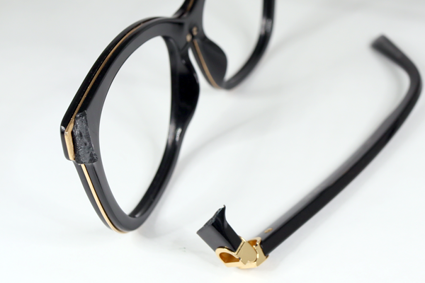 ディオール　ヨロイ折れ　修復再生