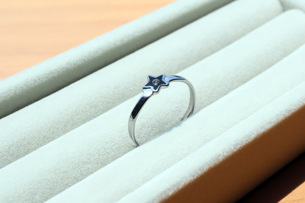 アニエス・ベー　グラスリメイク　リング