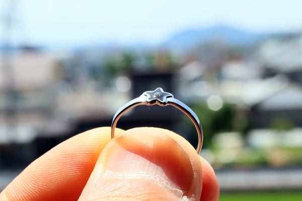 アニエス・ベー　グラスリメイク　リング