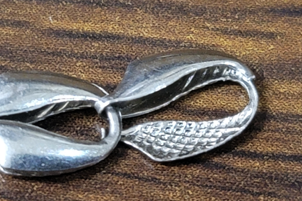 プラチナネックレス　パーツ紛失　復刻再生