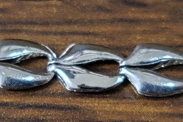 プラチナネックレス　パーツ紛失　復刻再生