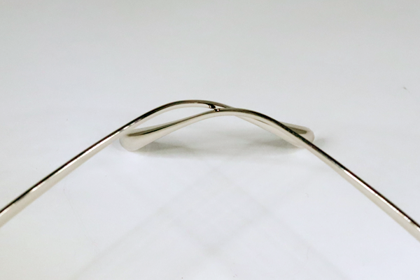 コンビフレーム　黄変処理　テンプルメッキ　修復再生