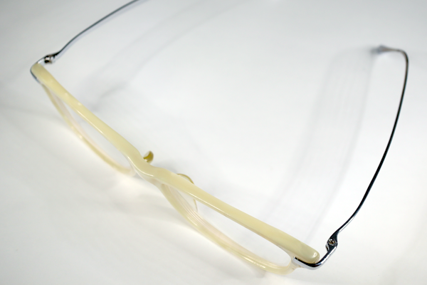 コンビフレーム　黄変処理　テンプルメッキ　修復再生