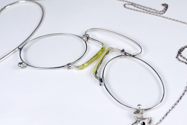 ヴィンテージ フィンチ　鼻当て復刻　メッキ修復　