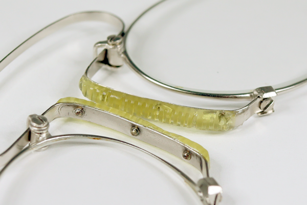 ヴィンテージ フィンチ　鼻当て復刻　メッキ修復　