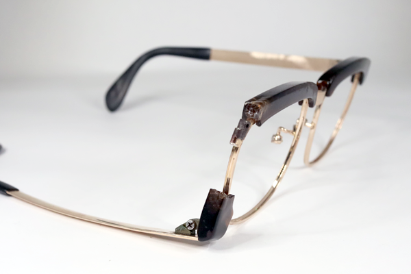 紳士用フレーム　右ブロー割れ　復刻再生