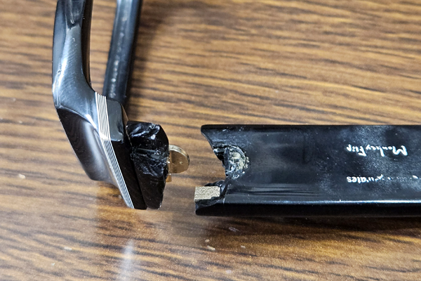 めがねが壊れた時は何もしない