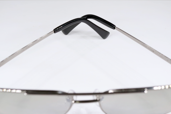 紳士用フレーム　テンプル/レンズ新規交換　両クリングス新規　修復再生