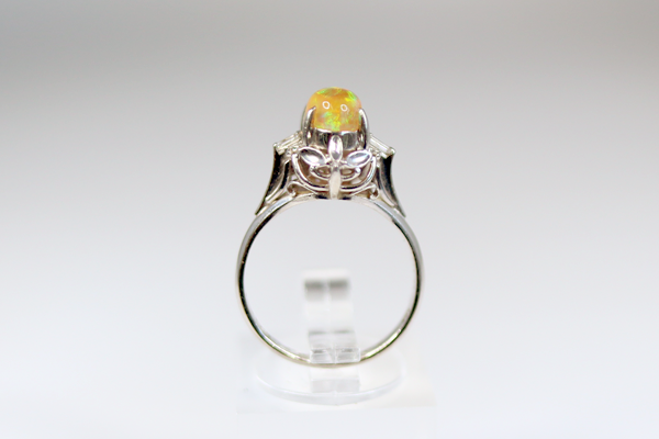 オパール/プラチナリング　リフォーム