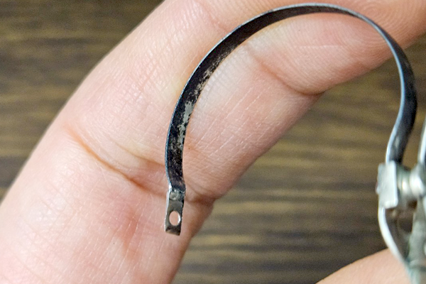 ヴィンテージ フィンチ　ブリッジパーツ復刻　鼻当てシリコン加工復刻再生