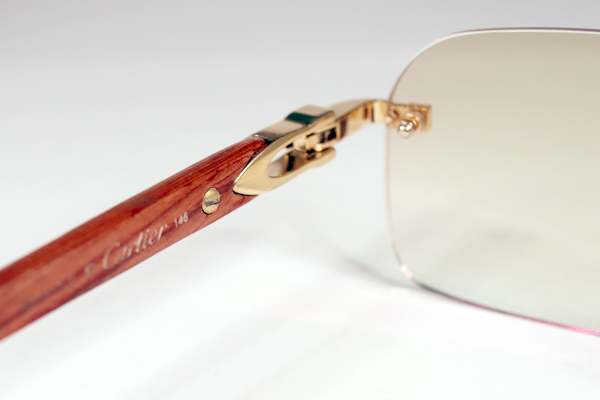 カルティエ　ウッドテンプル折れ　修復再生