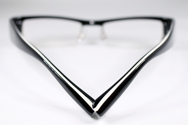 アラン・ミクリ　左テンプルバネ交換 フロント再メッキ セル全体研磨　修復再生