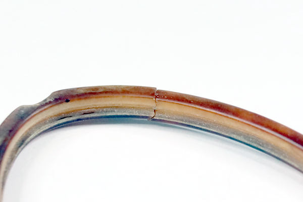 K18　べっ甲セル輪　アセテートで復刻再生