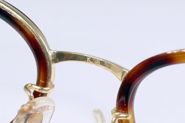 K18　べっ甲セル輪　アセテートで復刻再生