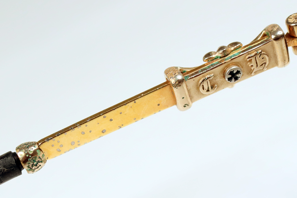 クロムハーツ　緑青除去　再メッキ　修復再生