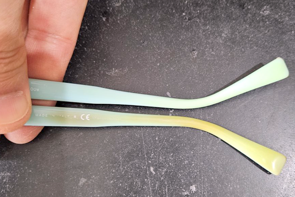 ティファニー　黄変除去　修復再生