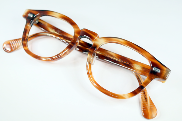 タートオプティカル　左テンプル部分復刻再生　全体研磨