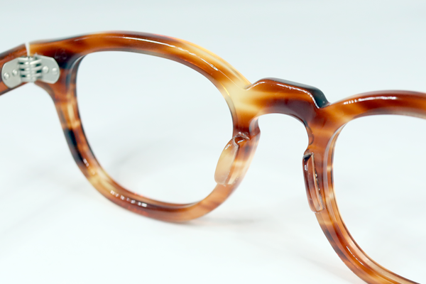 タートオプティカル　左テンプル部分復刻再生　全体研磨